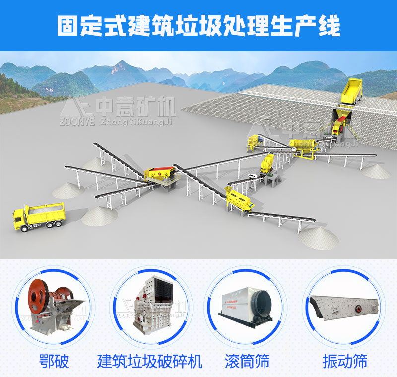 固定式建筑垃圾粉碎設(shè)備