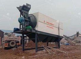 中意移動破碎篩分設備專業(yè)處理裝修垃圾|助力城市資源化再生